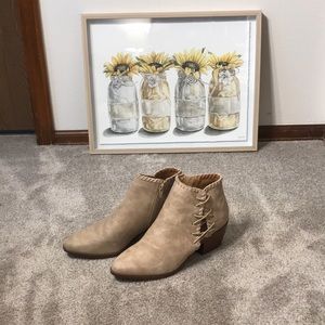 Fashion low heel booties